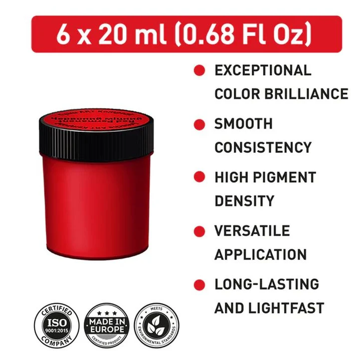Kompozit CLASSIC Gouache Paint Set, 6 x 20 ml