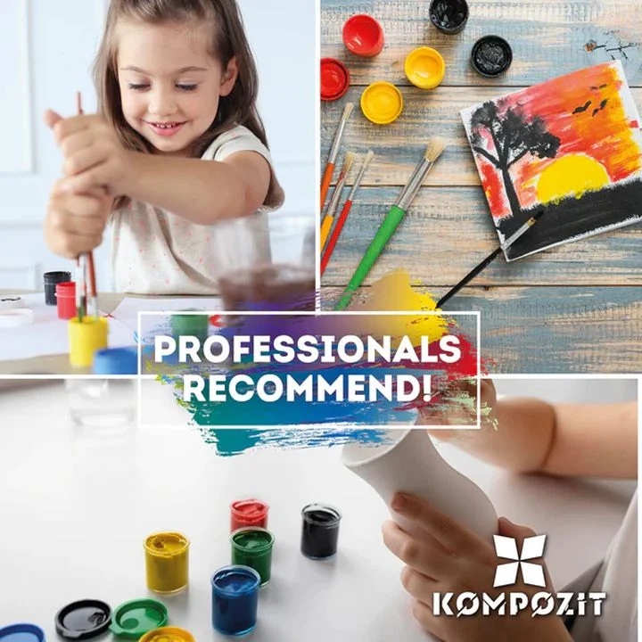 Kompozit CLASSIC Gouache Paint Set, 6 x 20 ml