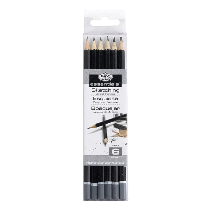 Set of Graphite Pencils for Sketching