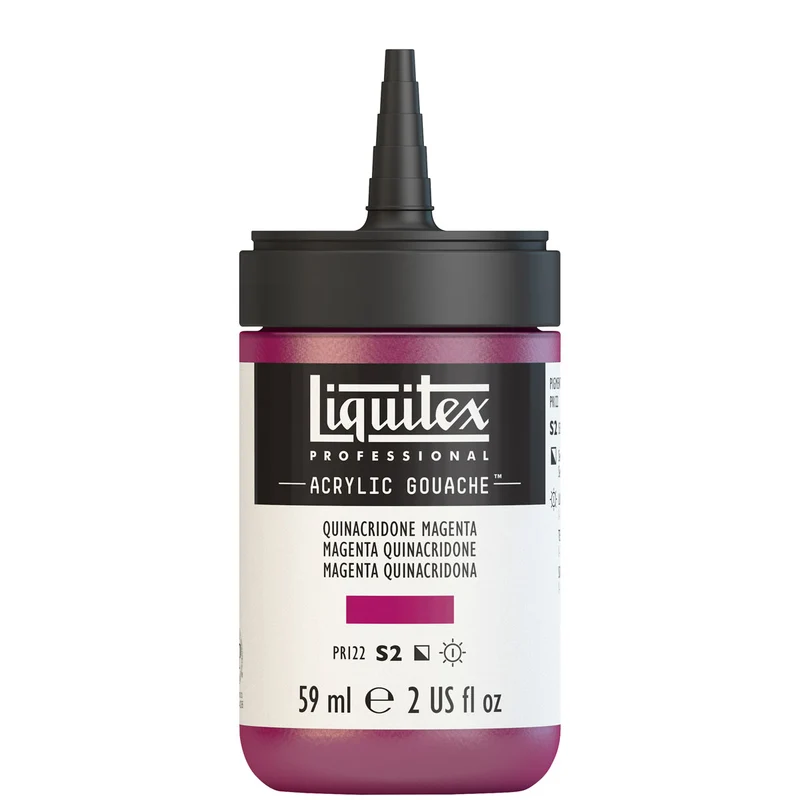 Liquitex - Acrylic Gouache 59ml S2 - Quinacridone Magenta