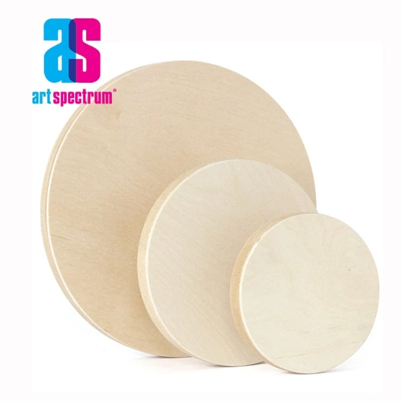 Art Spectrum Round Wooden Panel