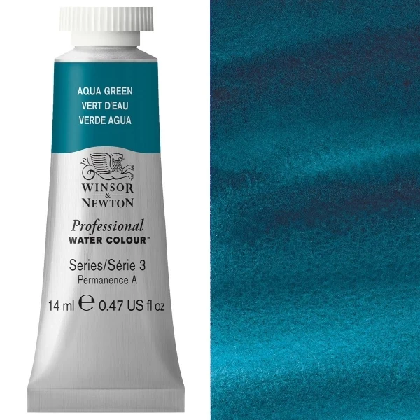 Winsor and Newton - Professional Artists' Watercolour - 14ml - Aqua Green