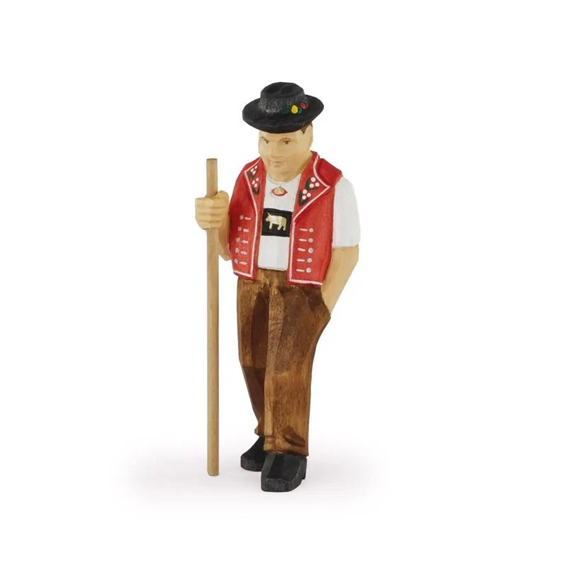 Appenzeller mit Stock kl.