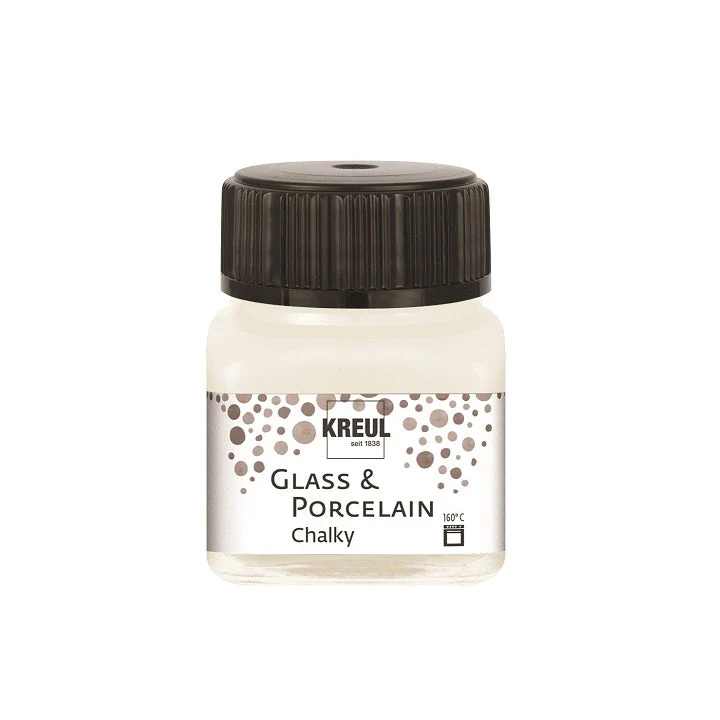Kreul Chalk Paints for Glass and Porcelain, 20 ml