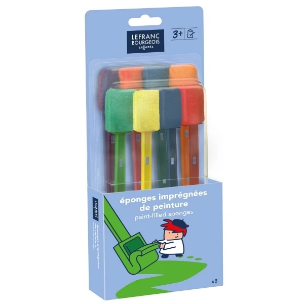 L&B Foam Brushes With Paint Inside - Magic Sticks