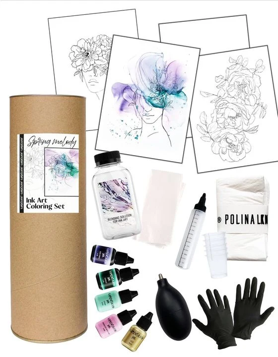 Kamenskaya Ink Set “Spring Melody”