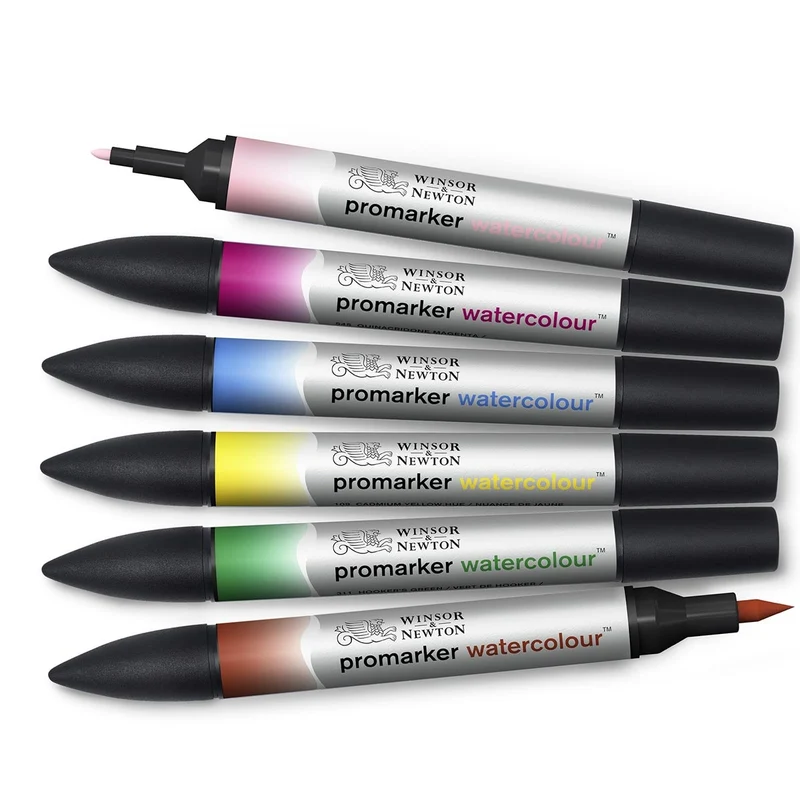 Winsor and Newton - Promarker Watercolour 6 Set - Floral Tones