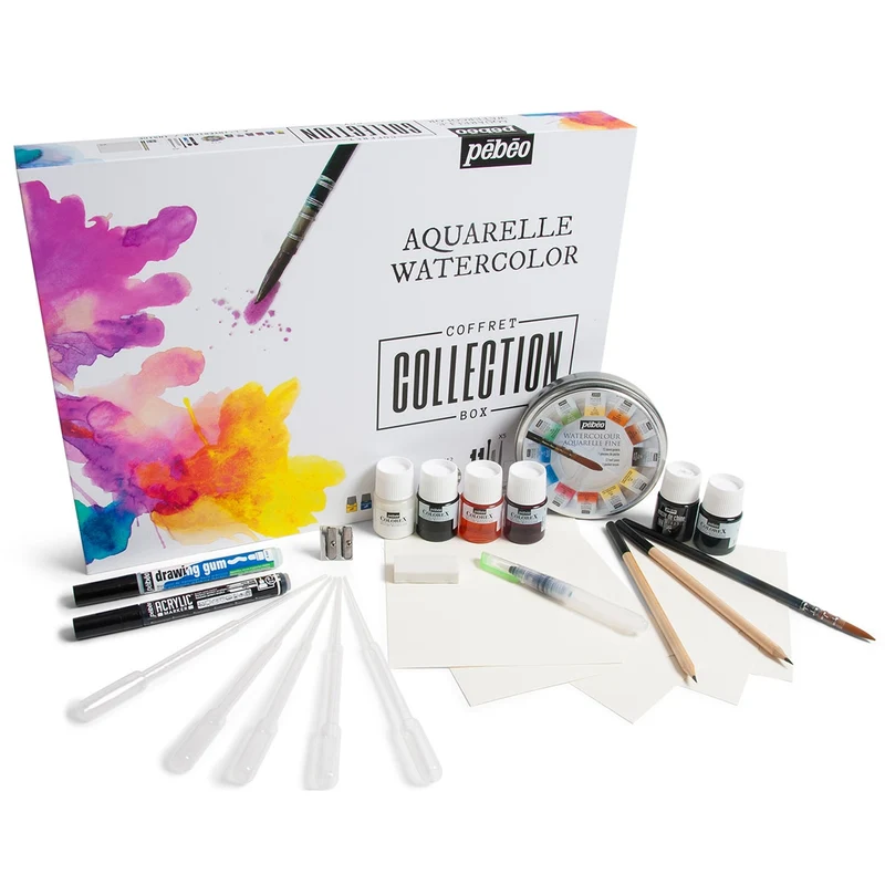 Pebeo - Watercolour Paint set Collection Box