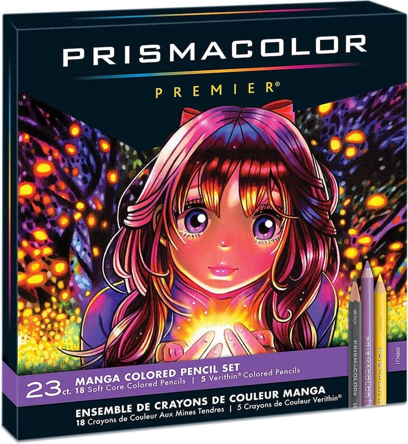 Prismacolor Premier 18 Soft Core Pencil Manga Set