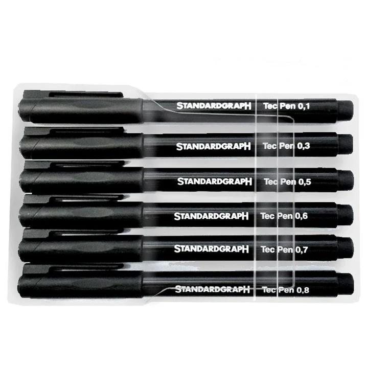 Standardgraph Set of 6 Graphic Pens