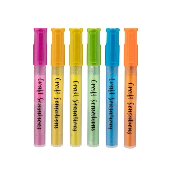 Set of 6 Glitter Markers