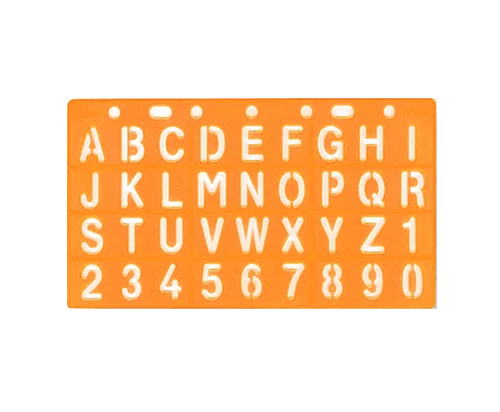 Letter & Number Stencil Sets