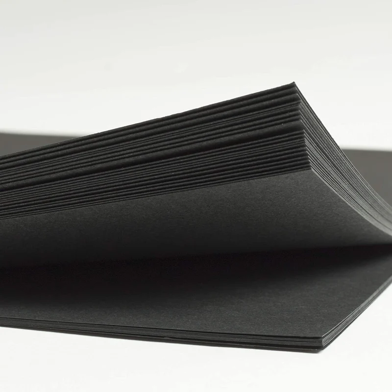 Elements - Black Paper Pad Gummed A4