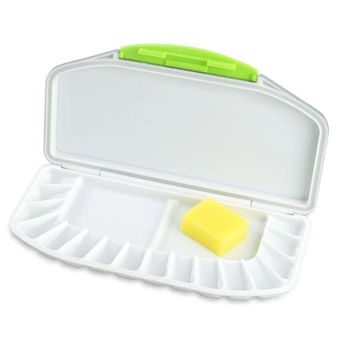 Derivan Folding Palette - 16 paint wells