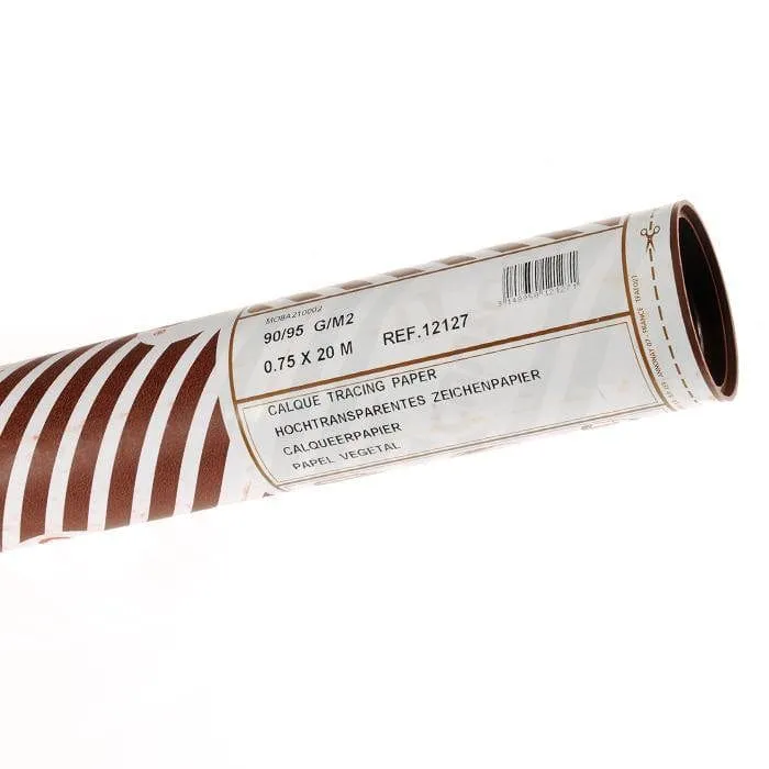Tracing Paper Roll 75cm x 20m - 90/95gsm