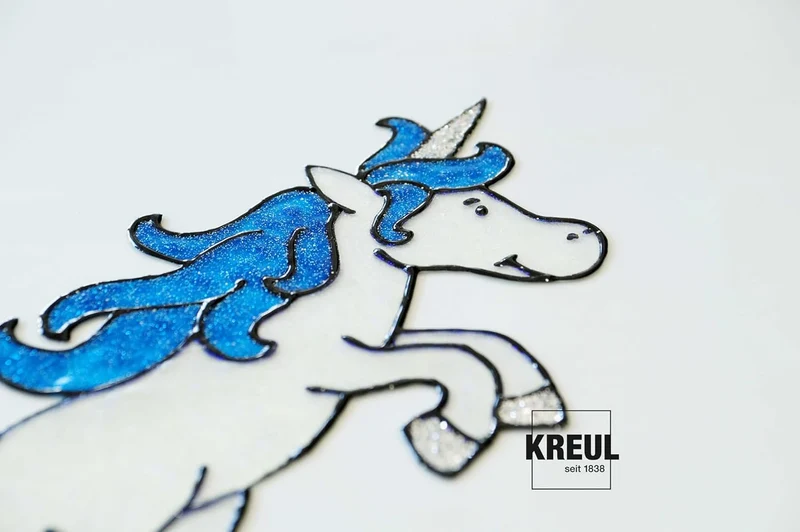KREUL Window Color Set Glitzerwelt 7x80ml Kinder