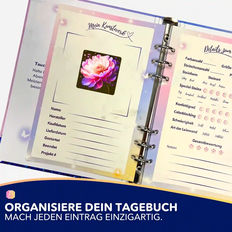 Aufkleber 5er-Set - Flüstern der Pfingstrose