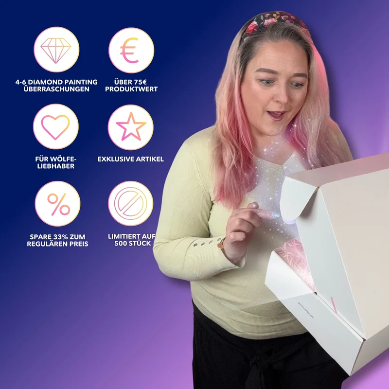 Diamond Painting Mystery-Box Limited "Wolves Edition" (#2)