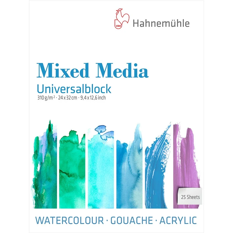 Hahnemuhle - Universal block Mixed Media Pad - 24 x 32cm