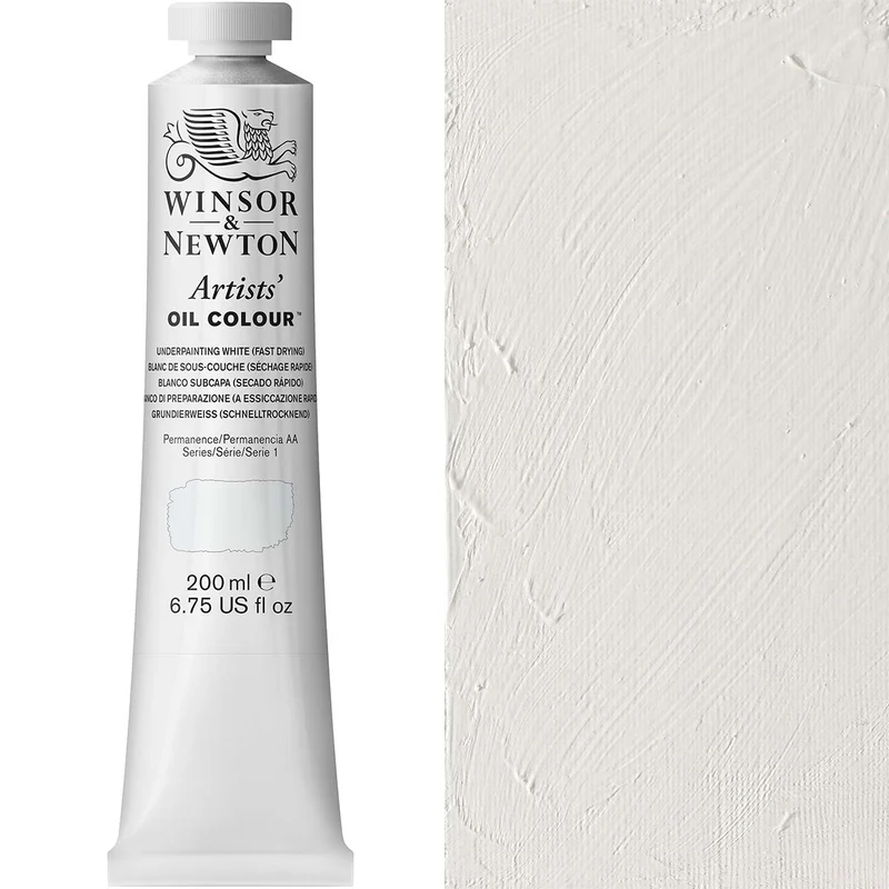 Winsor and Newton - Artists' Oil Colour - 200ml - Underpainting White