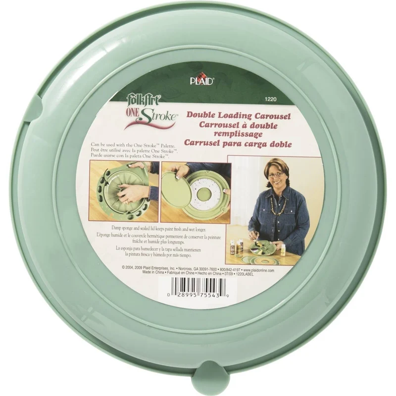 Folk Art - Stay wet Palette - One Stroke Double Loading Carousel