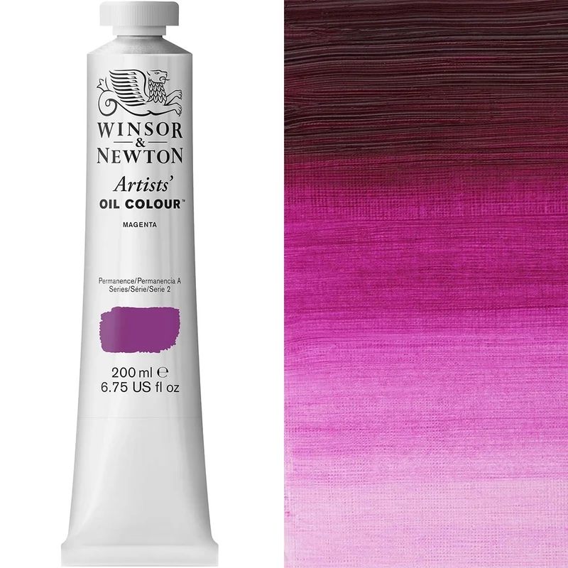 Winsor and Newton - Artists' Oil Colour - 200ml - Magenta Black