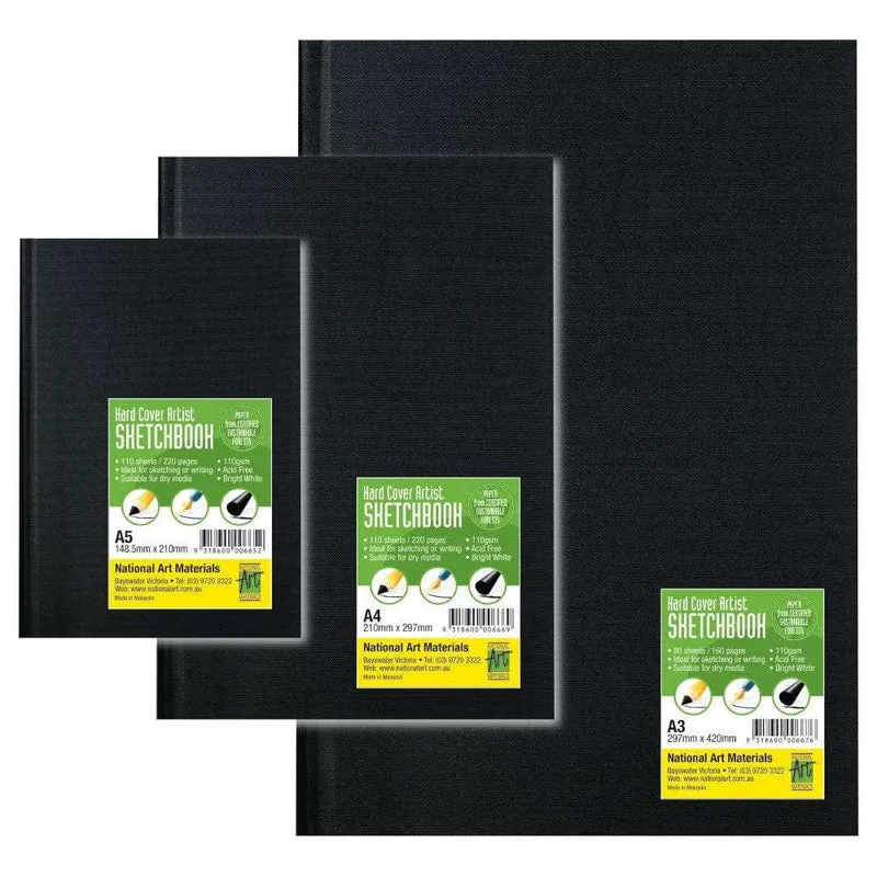 Hard Cover Artist Sketchbook