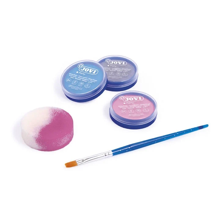Fantasy Face Paint Set with Accessories, 3 x 8 ml