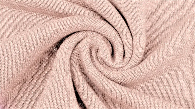 Viskose-Strickstoff hellrosa Glitzer