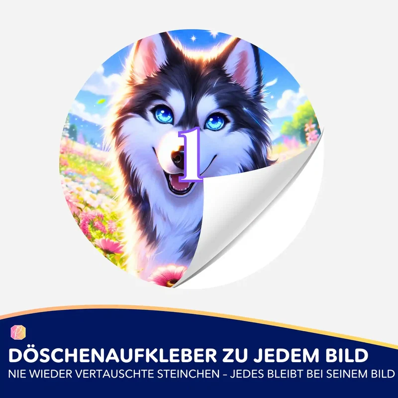 Döschenaufkleber - Sommerblick