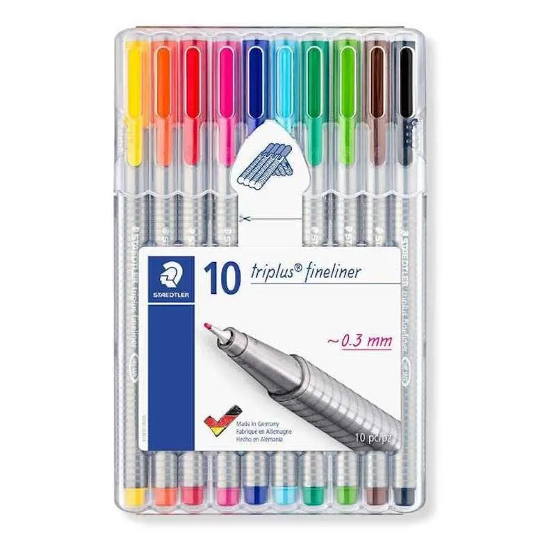 Staedtler Fineliner Triplus Set 10