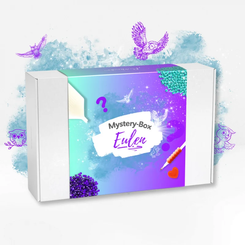 Diamond Painting Mystery-Box "Eulen" (#1)