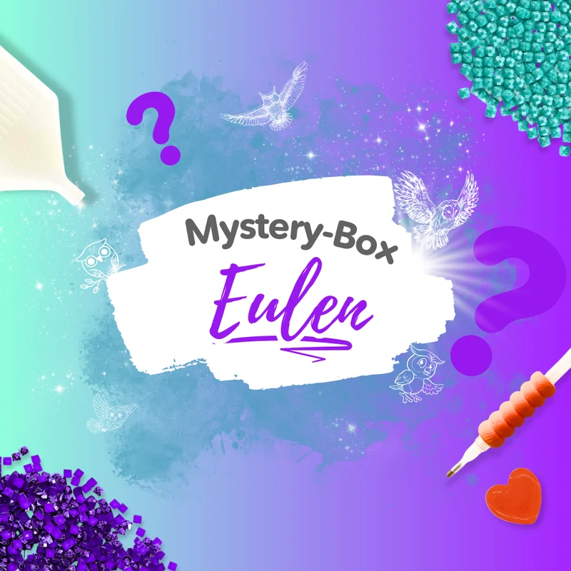 Diamond Painting Mystery-Box "Eulen" (#1)
