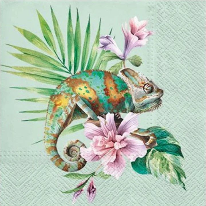 Chameleon Exotic Decoupage Napkins - 1 pc