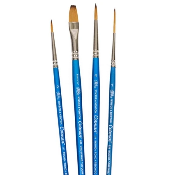 Winsor and Newton - Cotman Short Handle 4 Brush Set