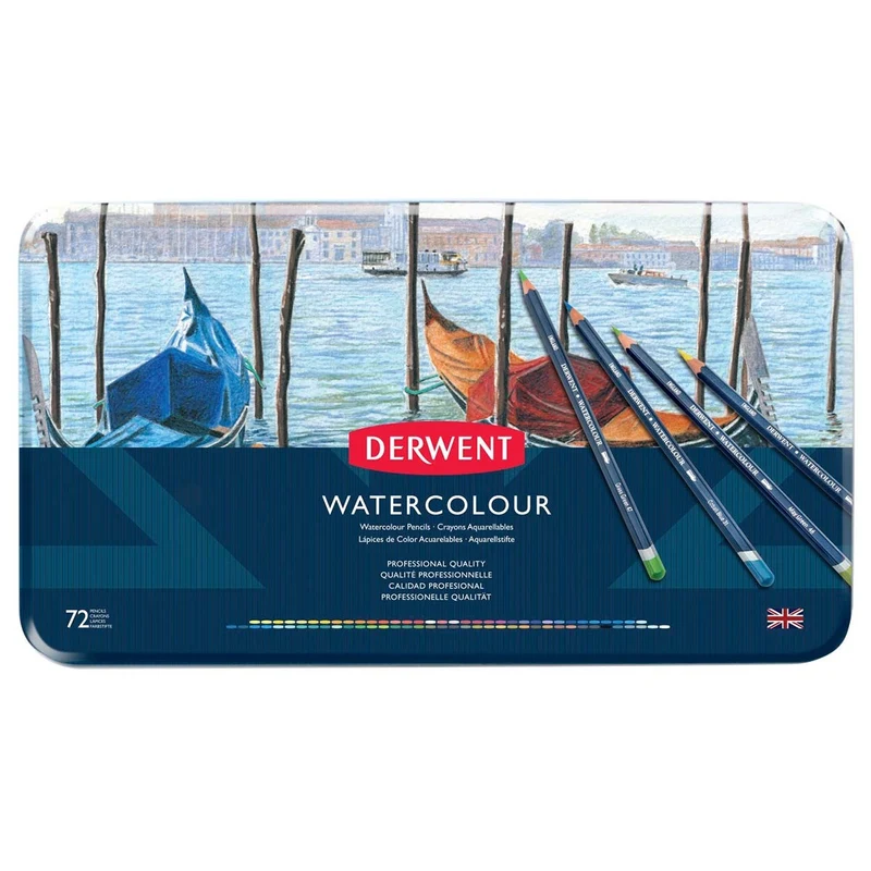 Derwent - Watercolour Pencil - 72 Tin