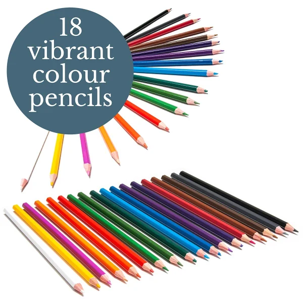 Elements - Sketching Pencil Art Wooden box Set 54 Piece
