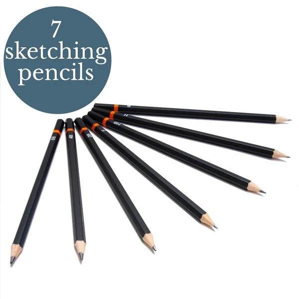 Elements - Sketching Pencil Art Wooden box Set 54 Piece