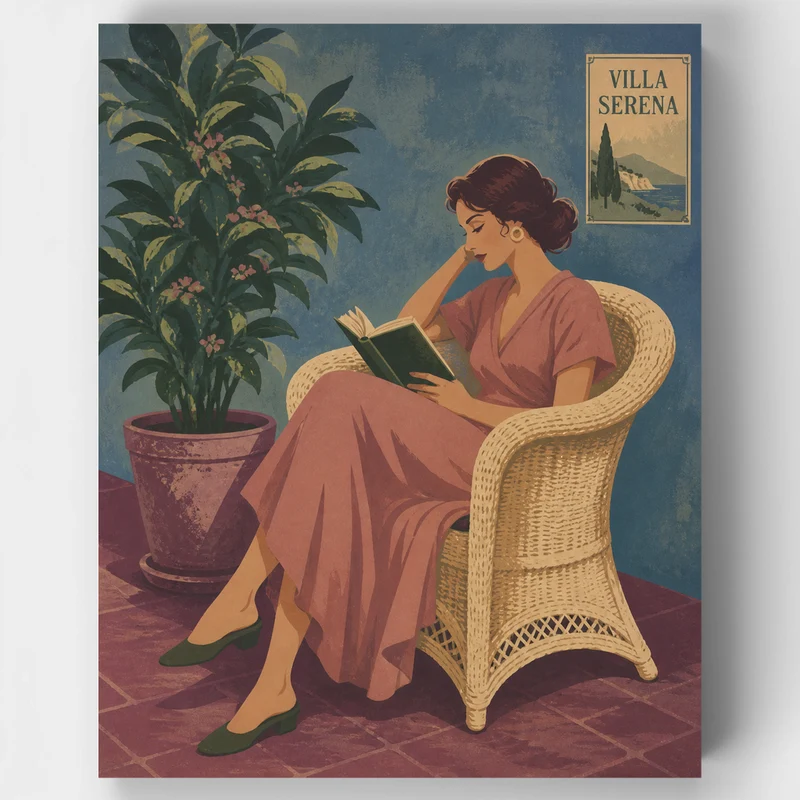 Villa Serena Reader - Paint by Numbers Kit