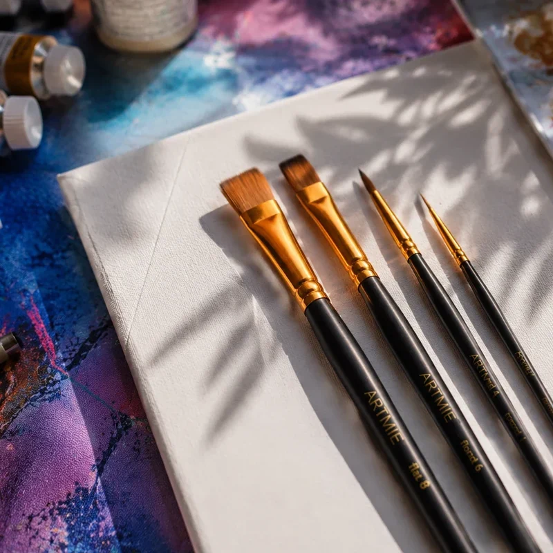 ARTMiE Synthetic Brush Set, 4-Piece
