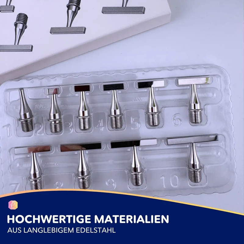 Diamond Painting - 10-teiliges drehbares Aufsatz Set