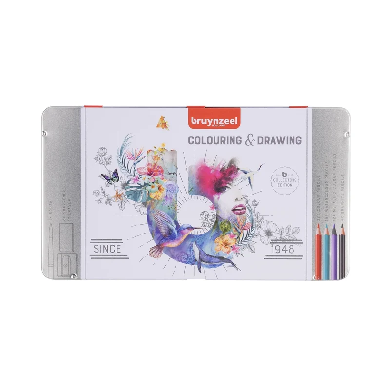 Bruynzeel Expression Colouring & Drawing Set of 70 pieces