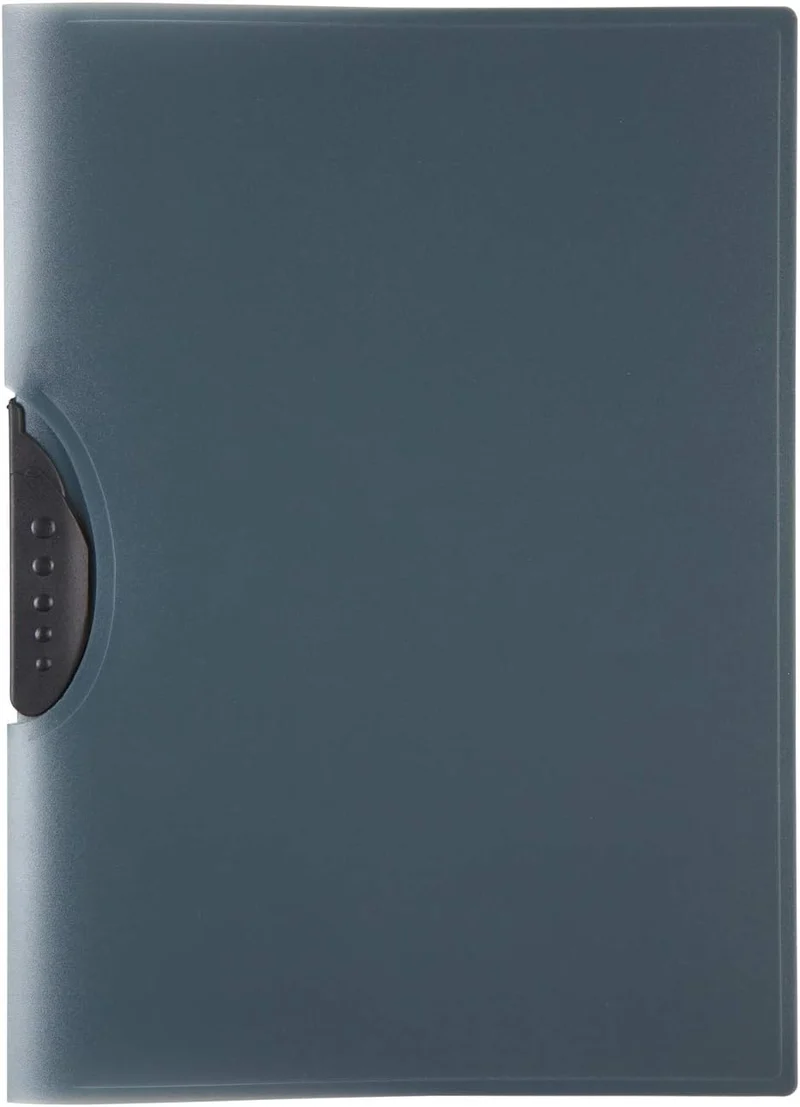 Idena Clipmappe DIN A4 – PP transluzent/schwarz, ca. 30 Blatt