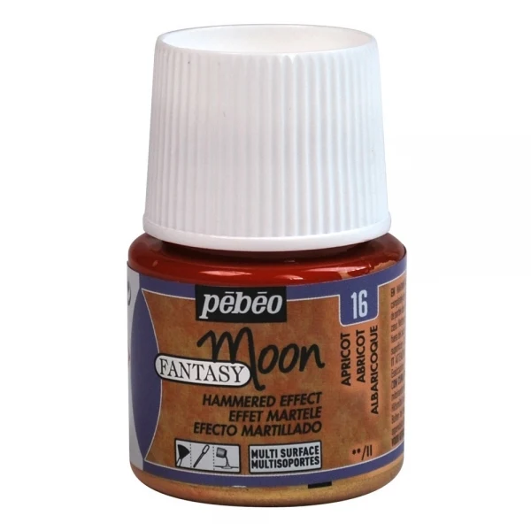 Pebeo - Fantasy Moon - Hammered Pearl Effect - Apricot - 45ml