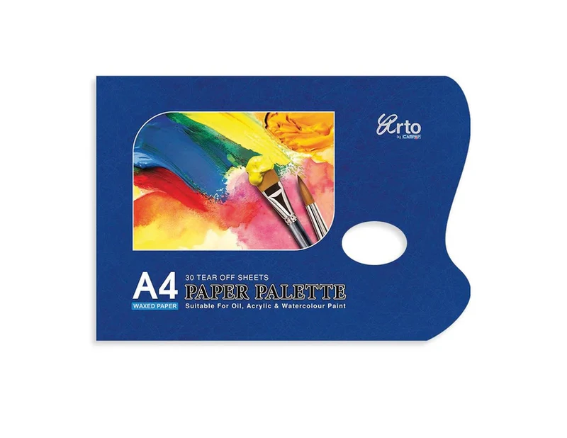 Disposable Paper Palette with Finger Hole A4