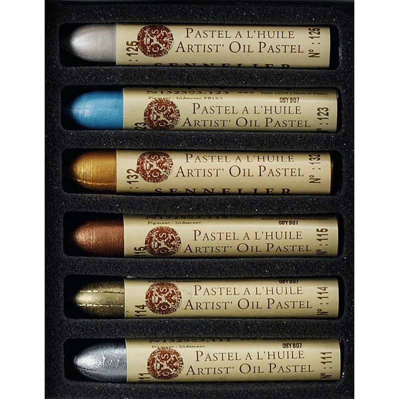 Sennelier Artist Quality Iridescence Oil Pastels Box