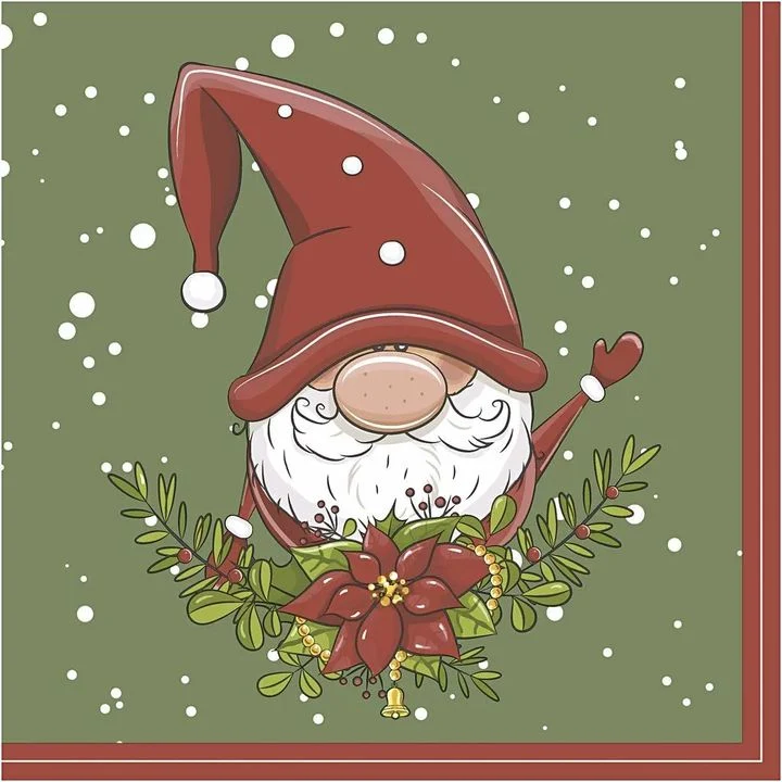 Elf Decoupage Napkins