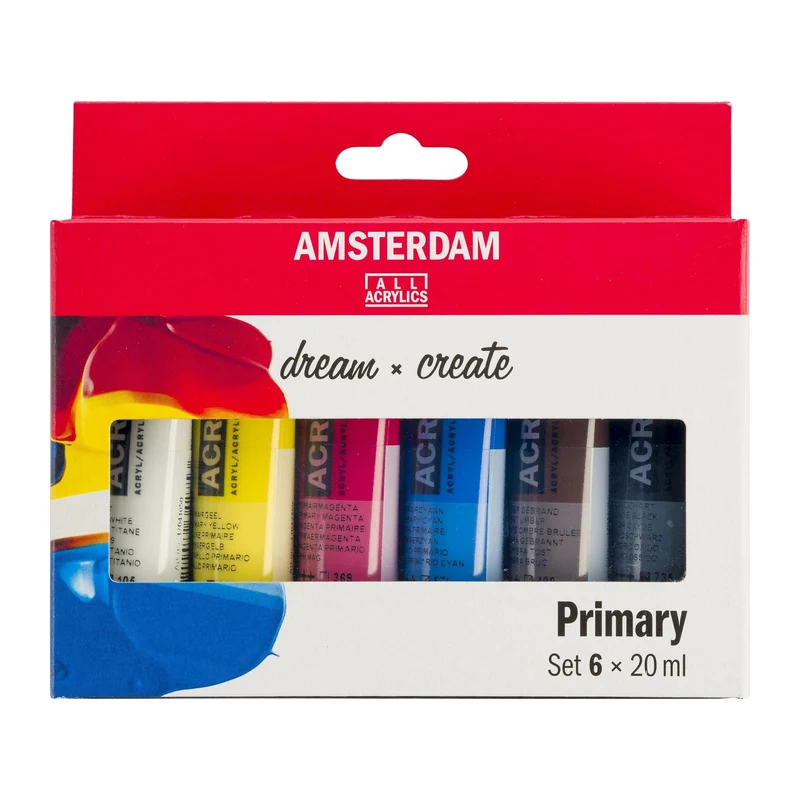 Amsterdam All Acrylics (6 x 20ml Tubes)