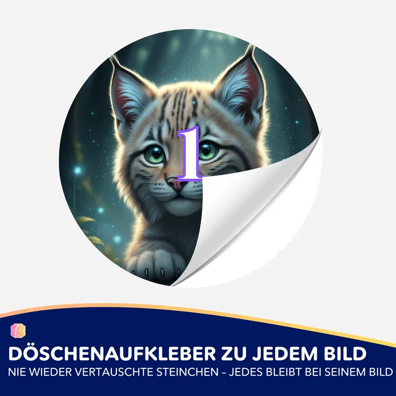 Döschenaufkleber - Seele des Waldes