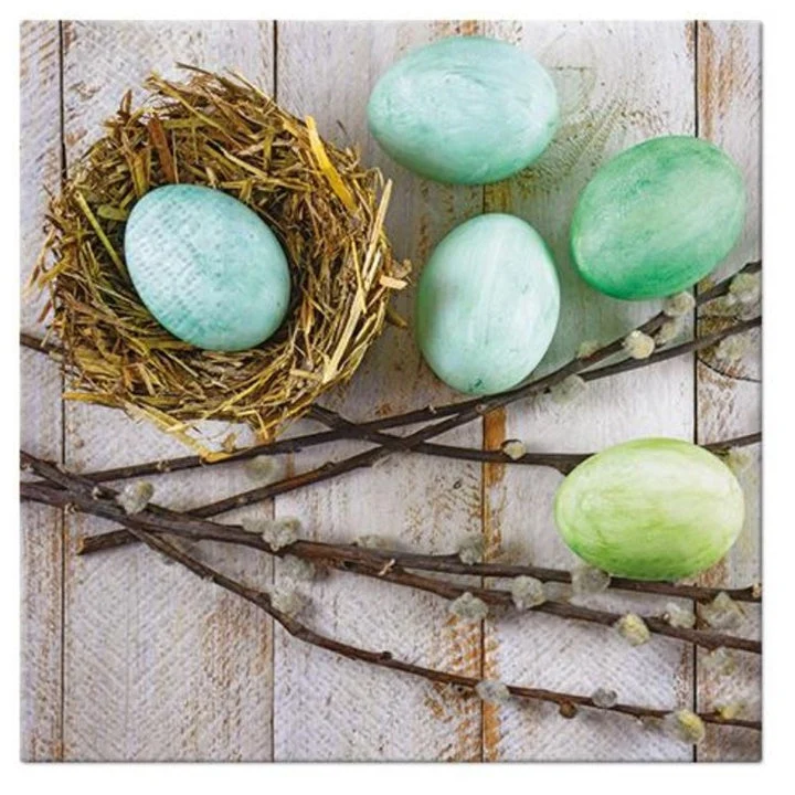 Eggs Nest Decoupage Napkin - 1 pc